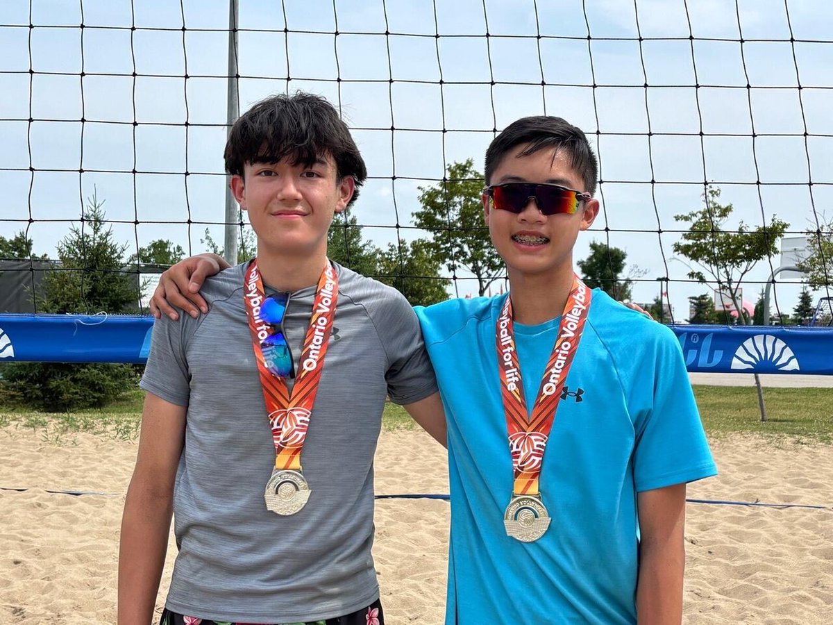 pakmenvball's tweet photo. Jacob and Sam in Silver in u15 in Milton #pakmen #pakmengbeach https://t.co/GsbVB0j5fD https://t.co/aE9Duz7cfh