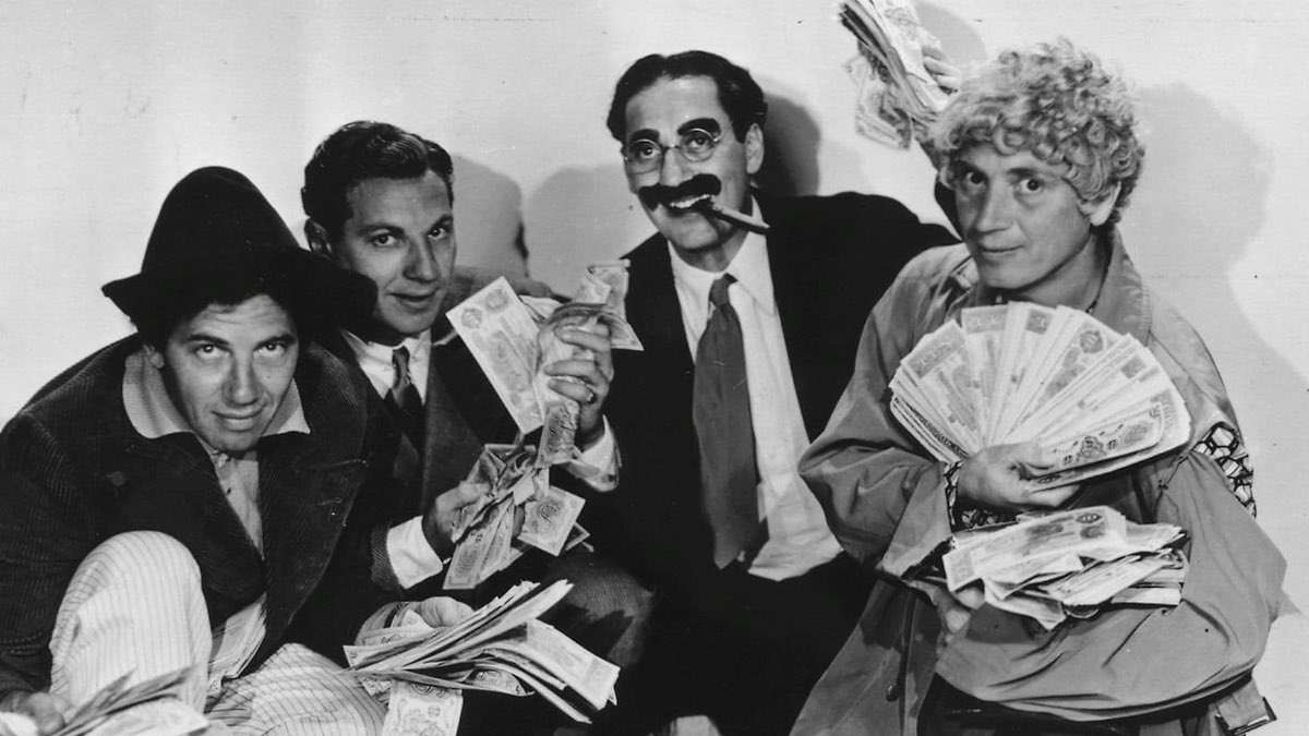thereal_bustin's tweet photo. I’ve never seen a Three Stooges money spread https://t.co/DVPay4xMGy
