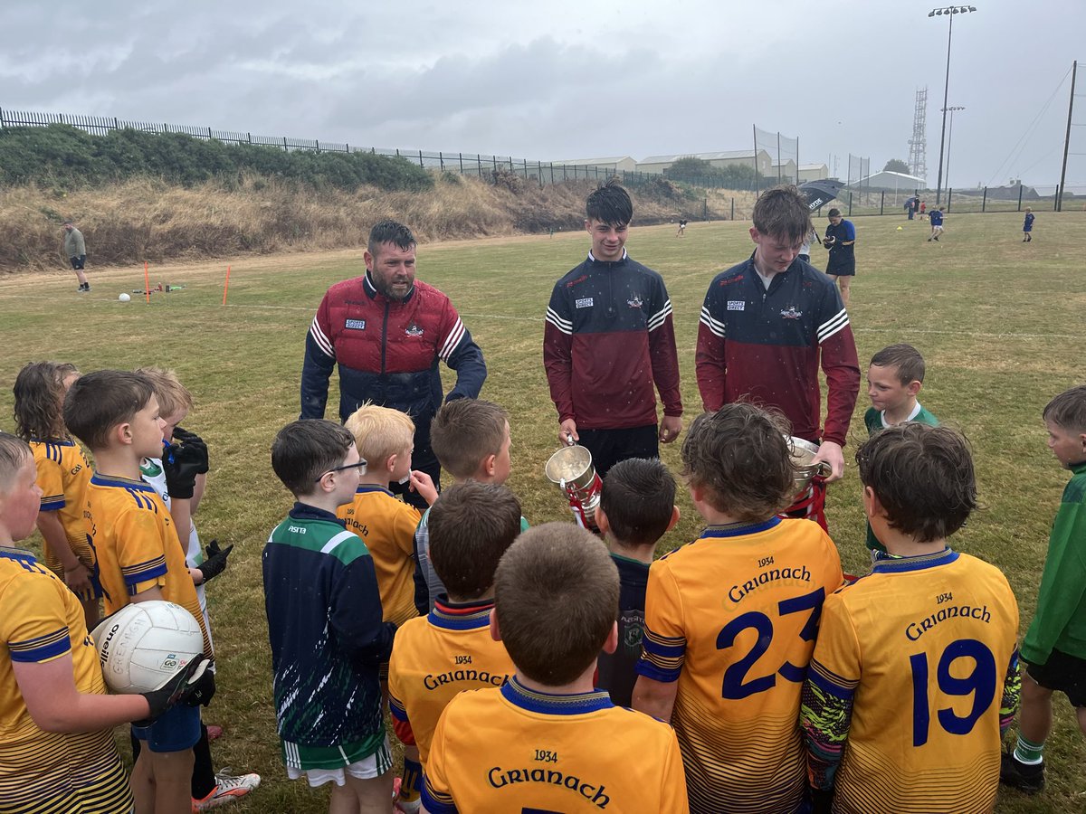tomken81's tweet photo. Super morning this morning at St Vincent’s @RebelOg_ with @Grenaghgaa and had some surprise visitors from @OfficialCorkGAA minor all Ireland winning team @CorkGDC_MickH
#memoriesmade https://t.co/ClADrFhywE