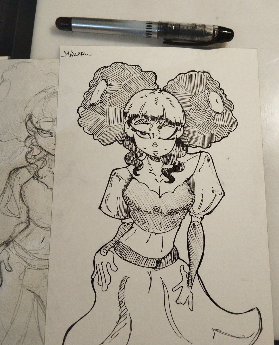 makeau_'s tweet photo. Flower girl 🌼🏵️ #art #draw #drawing #sketch https://t.co/oMMMYewh2N