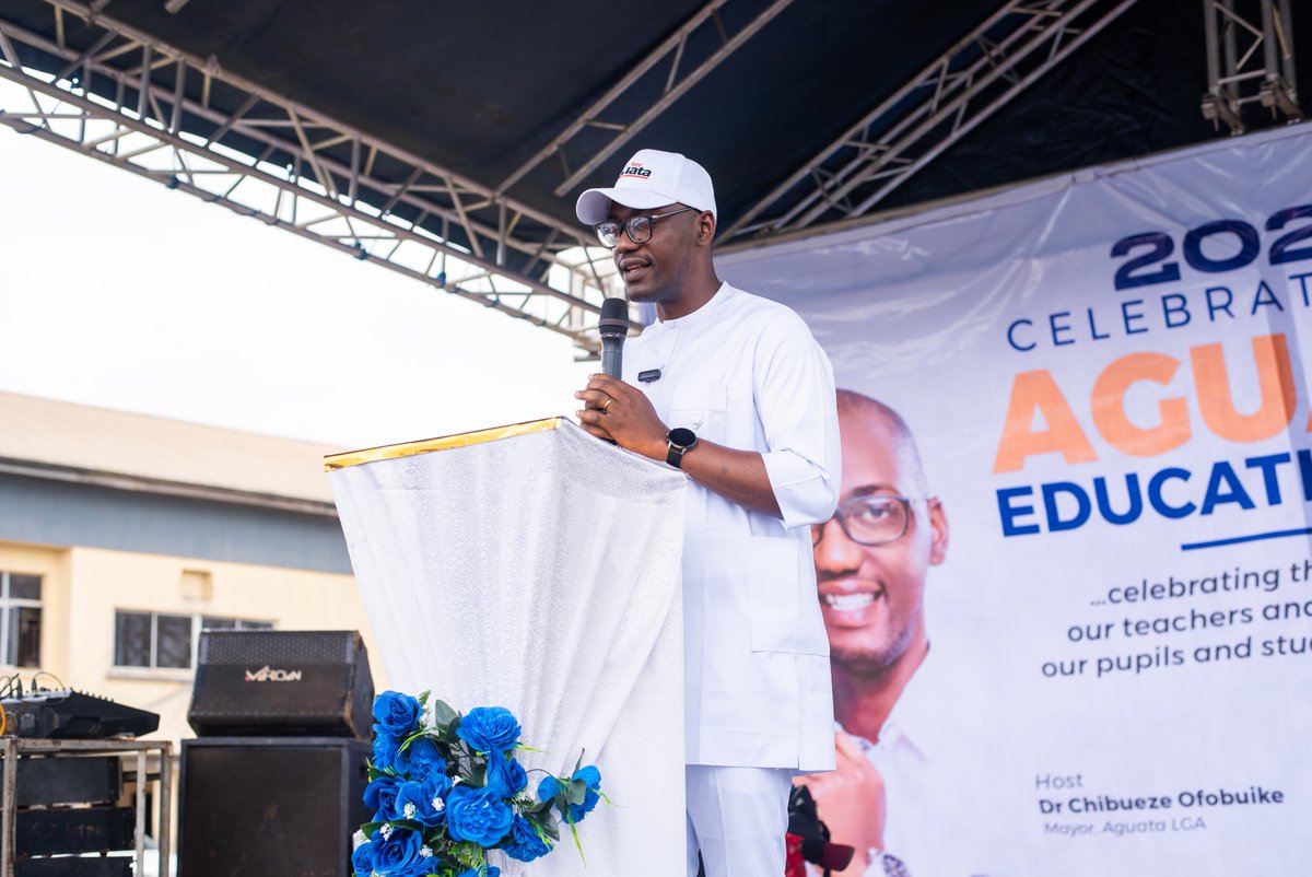 buezeofobuike's tweet photo. Driven by the desire to impact lives in Aguata LGA through education, we hosted the 2026 Aguata Education Day. 

A full day of activities in total appreciation and celebration of the teachers and students/pupils serving and schooling in our schools located in Aguata. 

Graced by the Vice Chancellor of Chukwuemeka Odumegwu Ojukwu University, Igbariam, Prof. Kate Omenugha, among other top educationists, leaders, traditional leaders, etc, the event provided an uncommon opportunity for us to say “thank you” to our amazing teachers. 

At the event, we honoured: 

• Master Onyeka Bonaventure - Community Primary School, Ekwulobia (Winner of the Evegreen Quest - rewarded with a scholarship worth of ₦36 Million to study at Evergreen College, Enugu)

• Ms. Makuochukwu Karen Agu - Holy Child Secondary School, Isuofia (Winner of the 2026 Aguata Best Student Challenge - rewarded with a study support of ₦500,000 and a brand new laptop)

• Twenty (20) Finalists of the 2026 Aguata Best Student Challenge (rewarded with full Scholarship to study in any public university in Nigeria. 

• Fourteen Best Teachers from public primary schools, Thirteen Best Teachers from public secondary schools and One Best Teacher from mission secondary schools, respectively (rewarded with different gift items)

• Blessing Ogechi Ezenwenwe - Nwannebo Primary School, Ekwulobia (Overall Best Teacher in the Public Primary School category - rewarded with a brand new Nexus Chest Freezer)

• John Chinedu Ezeibe - Community Boys Secondary School, Igbo-Ukwu (Overall Best Teacher in the Public Secondary School category - rewarded with a brand new Nexus Chest Freezer)

• Promise Igboanugo -  All Saint’s Seminary School, Ekwulobia (Overall Best Teacher in the Public Secondary School category - rewarded with a brand new Nexus Chest Freezer)

We equally ensured that numerous teachers recieved different kinds of appreciation items in expression of our gratitude for sharing in our #AGreaterAguata agenda. 

To the delight of every participant gathered at the event, we rewarded a teacher serving at Primary School, Agba, Ekwulobia, Mr Ifedilichukwu Okeke, with a brand new DayLong Motorcycle, as his attendance number matched with the accompanying number in our appreciation lucky dip exercise for our teachers. 

We will continue to contribute towards the development of our young people in Aguata LGA. 

Our tomorrow begins today and with them! 

For us in Aguata LGA, Impossibility is Nothing.