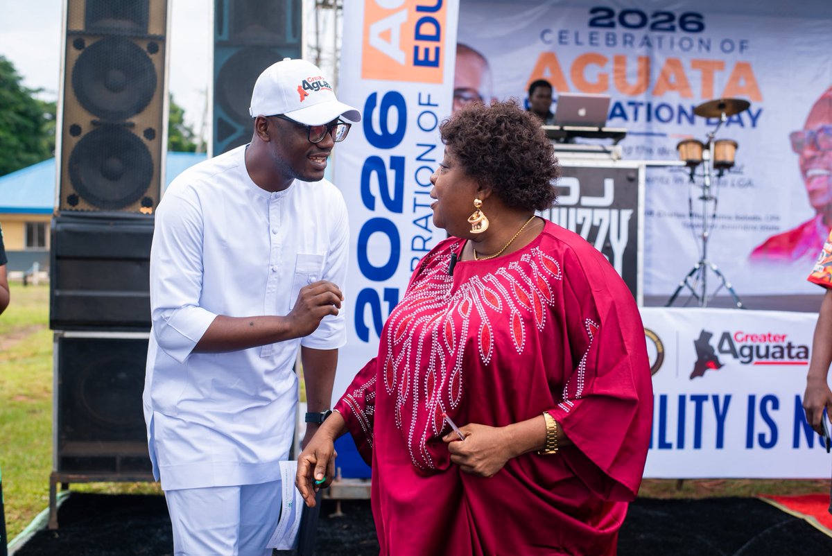 buezeofobuike's tweet photo. Driven by the desire to impact lives in Aguata LGA through education, we hosted the 2026 Aguata Education Day. 

A full day of activities in total appreciation and celebration of the teachers and students/pupils serving and schooling in our schools located in Aguata. 

Graced by the Vice Chancellor of Chukwuemeka Odumegwu Ojukwu University, Igbariam, Prof. Kate Omenugha, among other top educationists, leaders, traditional leaders, etc, the event provided an uncommon opportunity for us to say “thank you” to our amazing teachers. 

At the event, we honoured: 

• Master Onyeka Bonaventure - Community Primary School, Ekwulobia (Winner of the Evegreen Quest - rewarded with a scholarship worth of ₦36 Million to study at Evergreen College, Enugu)

• Ms. Makuochukwu Karen Agu - Holy Child Secondary School, Isuofia (Winner of the 2026 Aguata Best Student Challenge - rewarded with a study support of ₦500,000 and a brand new laptop)

• Twenty (20) Finalists of the 2026 Aguata Best Student Challenge (rewarded with full Scholarship to study in any public university in Nigeria. 

• Fourteen Best Teachers from public primary schools, Thirteen Best Teachers from public secondary schools and One Best Teacher from mission secondary schools, respectively (rewarded with different gift items)

• Blessing Ogechi Ezenwenwe - Nwannebo Primary School, Ekwulobia (Overall Best Teacher in the Public Primary School category - rewarded with a brand new Nexus Chest Freezer)

• John Chinedu Ezeibe - Community Boys Secondary School, Igbo-Ukwu (Overall Best Teacher in the Public Secondary School category - rewarded with a brand new Nexus Chest Freezer)

• Promise Igboanugo -  All Saint’s Seminary School, Ekwulobia (Overall Best Teacher in the Public Secondary School category - rewarded with a brand new Nexus Chest Freezer)

We equally ensured that numerous teachers recieved different kinds of appreciation items in expression of our gratitude for sharing in our #AGreaterAguata agenda. 

To the delight of every participant gathered at the event, we rewarded a teacher serving at Primary School, Agba, Ekwulobia, Mr Ifedilichukwu Okeke, with a brand new DayLong Motorcycle, as his attendance number matched with the accompanying number in our appreciation lucky dip exercise for our teachers. 

We will continue to contribute towards the development of our young people in Aguata LGA. 

Our tomorrow begins today and with them! 

For us in Aguata LGA, Impossibility is Nothing.