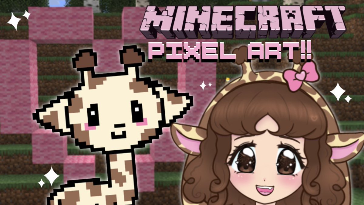 Magical_Mariri's tweet photo. Building Pixel Art in minecraft tonight!! Come join me!! 💖 https://t.co/DluxJ1qUr5