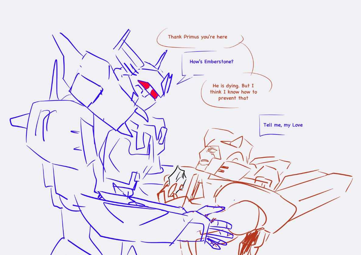 ZheEevee's tweet photo. Q: How did Bumblebee and Soundwave having Rubble happened?
[1/2] https://t.co/UTZBmV1pJj