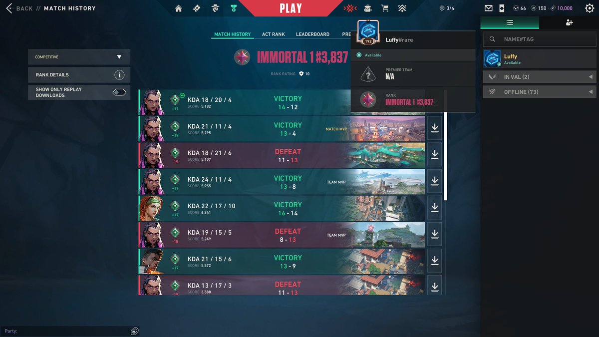 KuyiVAL's tweet photo. IMMORTAL ON TWO ACCS IM A CHUD #Valorant #LFT https://t.co/54E0m8pVoV