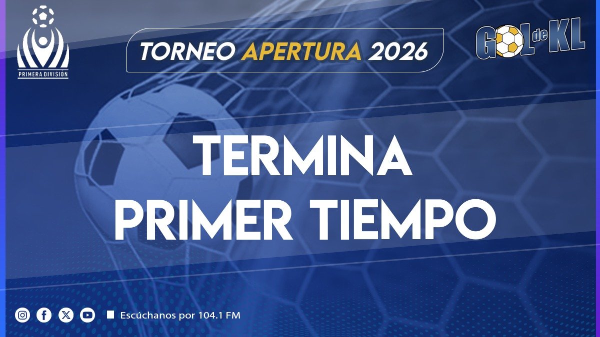 radioyskl's tweet photo. ⏰ Terminó el primer tiempo.
#Cacahuatique 1-0 #IsidroMetapán
#PrimeraDivisión #ElSalvador #LMF
A través del #1041FM, #770AM, el https://t.co/KhZq0b0DJm y las plataformas digitales Facebook y YouTube. https://t.co/CbFmTFdtGl