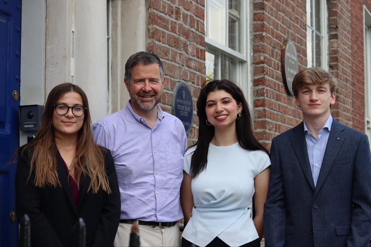 ArinsProject's tweet photo. @NDIrishStudies  Arins Interns Grace Fuchs, Faiza Filali &amp; Clarke Keough finishing up their internship at @MacGillSchool 
A pleasure to get to know and work with. 
@KeoughGlobalND  @NotreDame @unddublin https://t.co/IQgar9RhdM
