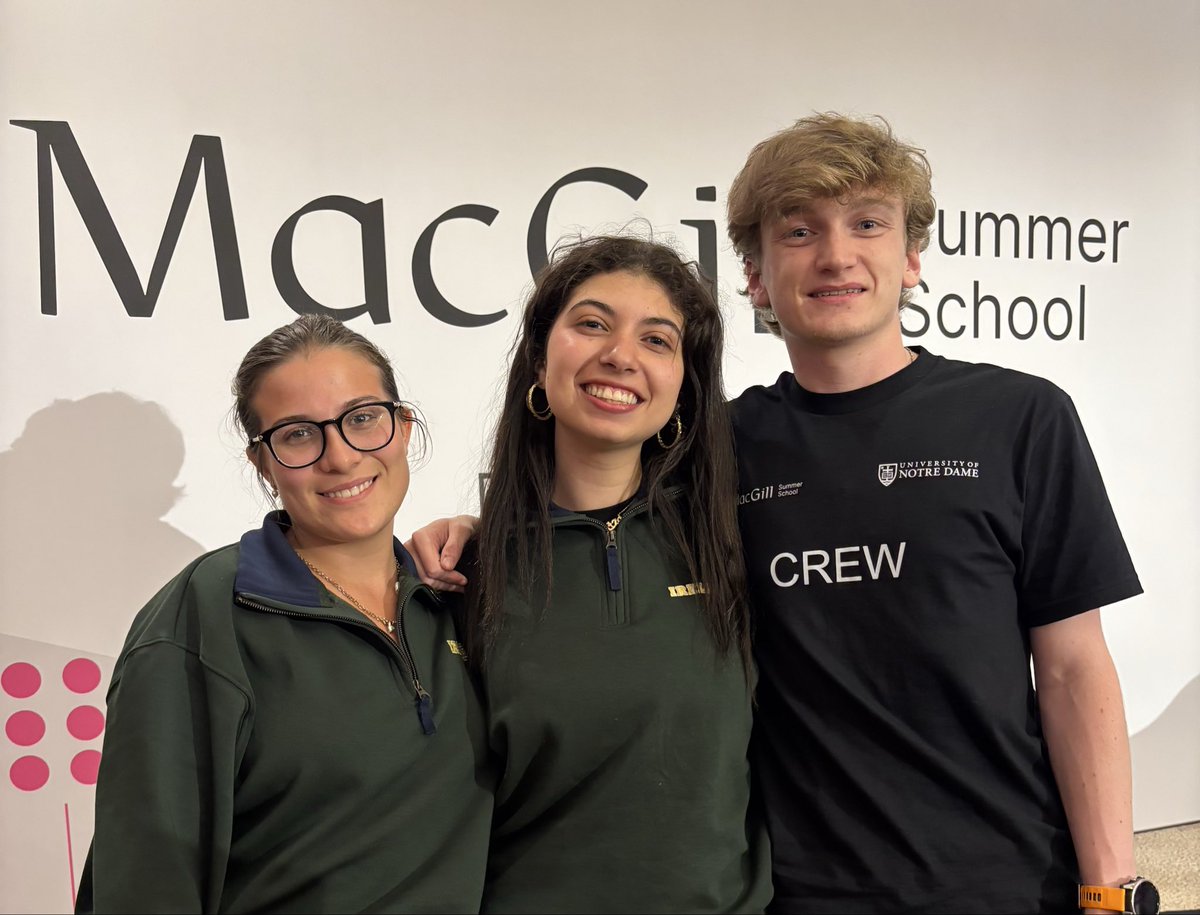 ArinsProject's tweet photo. @NDIrishStudies  Arins Interns Grace Fuchs, Faiza Filali &amp; Clarke Keough finishing up their internship at @MacGillSchool 
A pleasure to get to know and work with. 
@KeoughGlobalND  @NotreDame @unddublin https://t.co/IQgar9RhdM