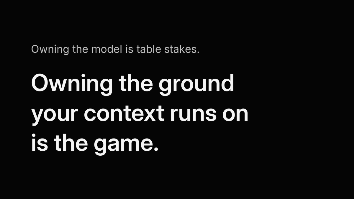 sergejns_'s tweet photo. The advantage is the context, feedback and processes that make AI better.

If they accumulate on someone else’s infrastructure, so does your advantage.

@Polkadot's new Devnet points elsewhere: sandboxed apps, local keys and decentralised storage.

Not your chain, not your context.