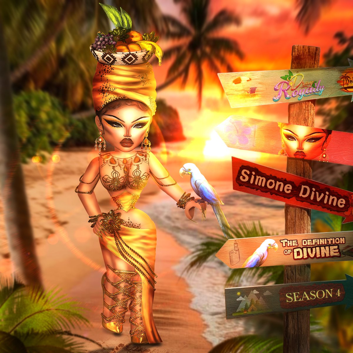 royale_drag's tweet photo. The definition of Divine...

It's @Simon3D1vinity !

Tune in to Season 4 of Drag Royalty on Discord.
https://t.co/TjprBP5bDE https://t.co/Hip7yrG98Z