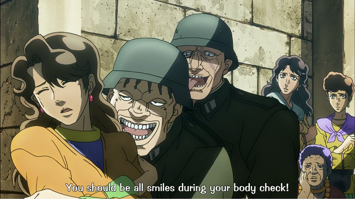 nitsu1224's tweet photo. I am shocked by the depiction of germans in Jojo. I absolutely look like this and I would 100% behave like this. Astonishing how they captured it so perfectly. https://t.co/MoOVlucFJy