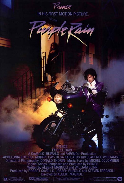 OldSchool80s's tweet photo. July 27, 1984: the film Purple Rain was released in theaters. #80s https://t.co/NGvfICbURa
