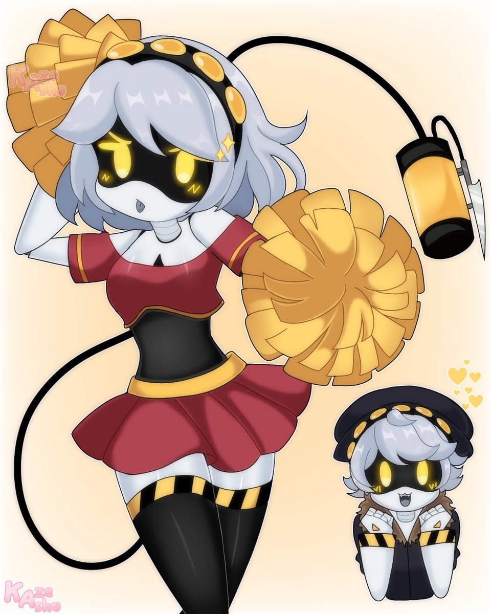 Kaze_Ashu's tweet photo. Cheerleader V💝 I think N likes it 👀💕
#murderdrones #eNVy https://t.co/wL7g9MW4ZY