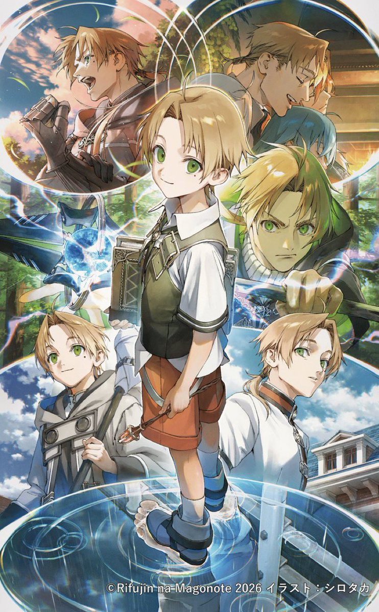 MushokuBrasil's tweet photo. Mushoku Tensei é uma obra até que antiga, tendo sua primeira publicação sendo datada do dia 22 de novembro de 2012, tendo 26 volumes da light novel + 4 extras da história principal + Histórias extras do mundo em geral.

- A história de Rudeus e sua família, está para terminar no dia 26 de novembro de 2026, foi uma caminhada de 14 anos, vimos seus altos e baixos, o mundo que Rifujin criou de maneira extraordinária.

- Vemos que a série, querendo ou não, influenciou bastante outros escritores e mangaka, que inclusive influenciou e MUITO o começo de uma série favorita minha: The Beggining After The End.

- Até hoje, essa obra influencia muito várias pessoas, mostrando que você pode tentar ser melhor que o seu eu do passado, que errar é normal e você sempre perderá algo, mas ganhará o dobro mais à frente.

Obrigado @Magote_rihujin, por ter criado essa obra🙏

#無職転生 #MushokuTensei
