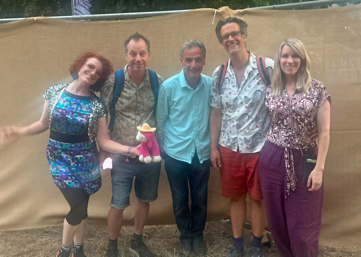 comedystoreuk's tweet photo. The Comedy Store Players played a packed-to-capacity Theatre Tent at Latitude Festival this evening. Tonight's line up was Richard Vranch, Marcus Brigstocke, Rachel Parris, Niall Ashdown and Kirsty Newton. 

So much fun! 

#improvcomedy #livecomedy #latitudefestival https://t.co/omB0OWe1Vz