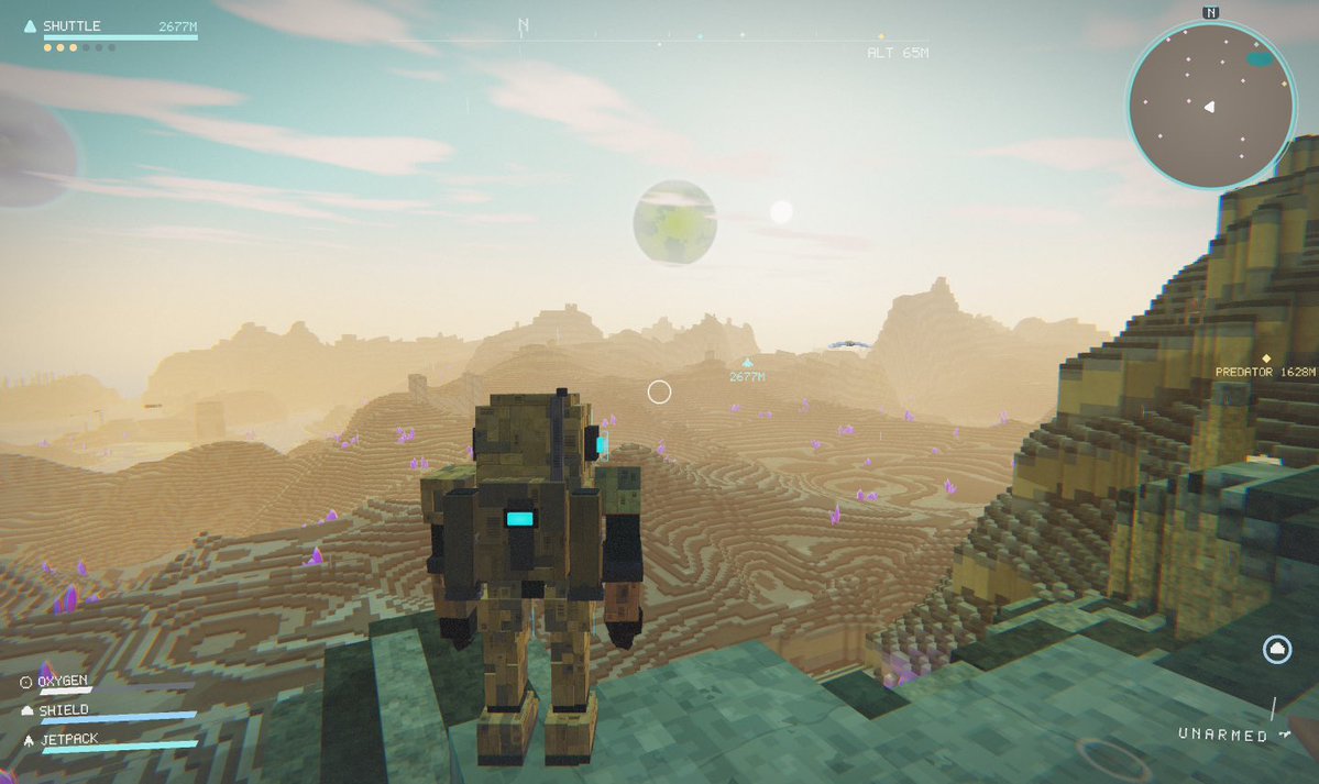 holospacegame's tweet photo. @indieexchange Working on @holospacegame! Tweaking render distance so players can get that sense of scale when on planets 🪐 https://t.co/s1GBwMkEgF