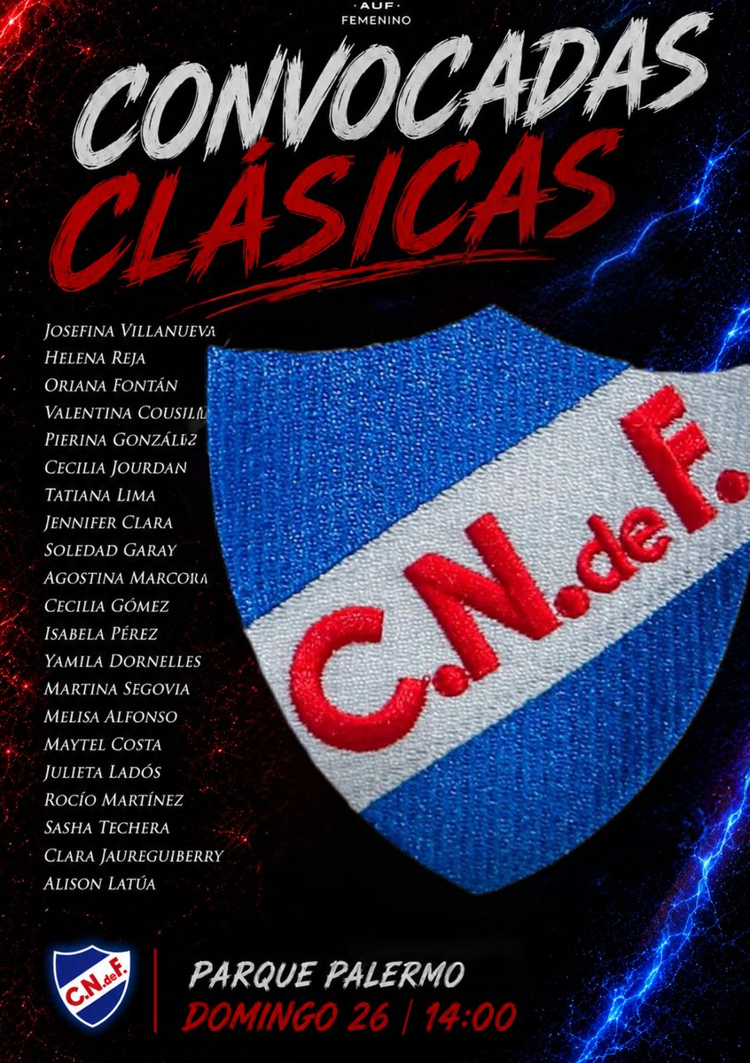 nicobr_ok's tweet photo. #Convocadas
Estas son las convocadas clásicas por 🧢 @DiegoTestas para mañana.
#LasQueDejanTodo https://t.co/KWXzhyRspu