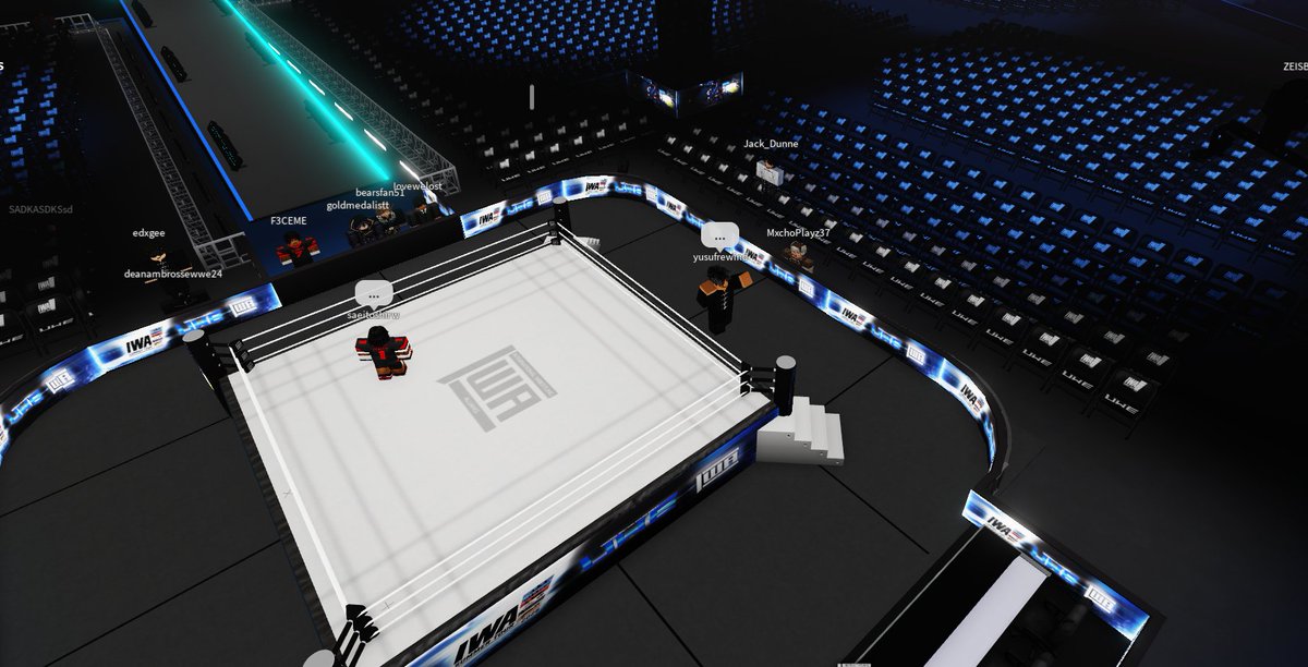 IWA_RBLX's tweet photo. #IWASummerTour: UWE NIGHT!

The FINAL Invited Federation matchup of the night is HERE as @OWAonRBLX's WORLD HEAVYWEIGHT Championship IS ON THE LINE with #StemMcGrady's REPLACEMENT #FallenOkami, challenging #YusufLxgic!

In a DOMINANT PERFORMANCE, Yusuf walks out with the GOLD!

TUNE IN LIVE: https://t.co/6Llh1xaUPe