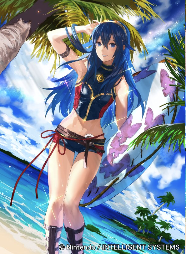 Elpis0fh0pe's tweet photo. The cipher swimsuit for Lucina is superior to her Heroes one in every way and I'm not joking https://t.co/hhVBMfdjTL