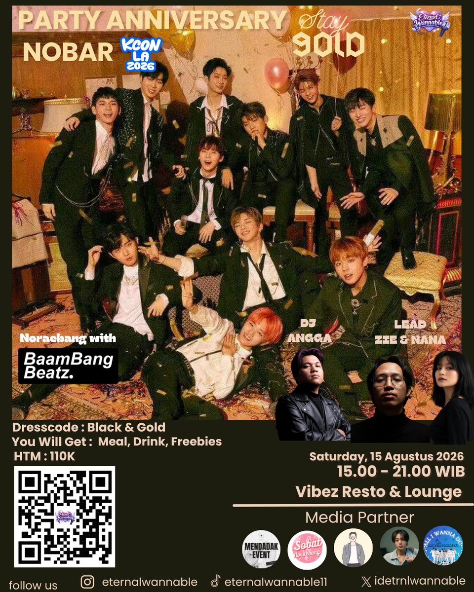 idetrnlwannable's tweet photo. β¨π THE WAIT IS OVER! πβ¨
Bersiaplah untuk Party Anniversary Stay Gold bersama Eternal Wannable! π
π² Scan QR pada poster atau dengan link https://t.co/46JxZXhcHY untuk melakukan pendaftaran.
#StayGoldParty #WannaOne #Wannable #EternalWannable #WannaOne9thAnniversary https://t.co/1vVELQUJPS