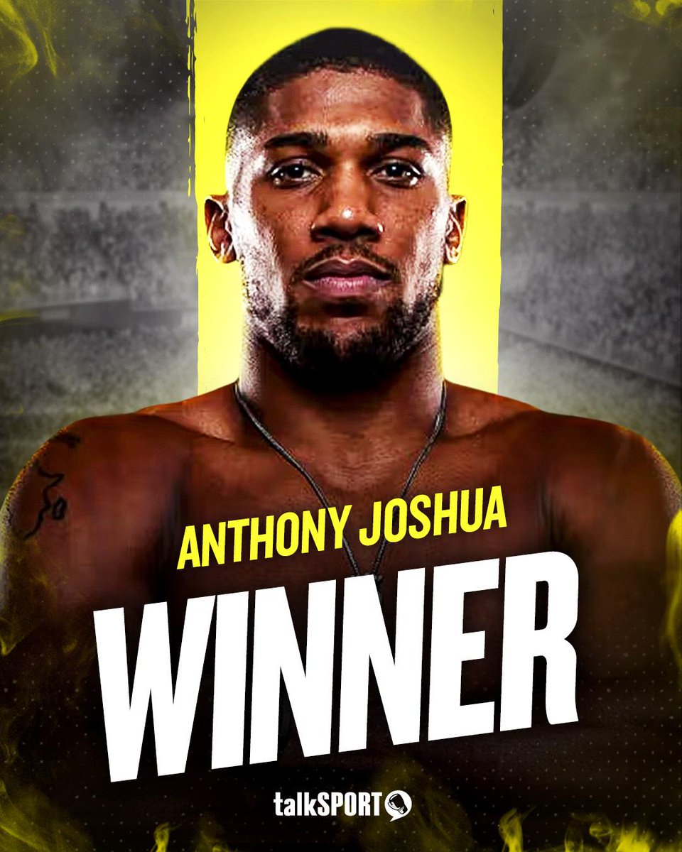 bignoble01's tweet photo. The comeback is successful 
#jos #anthonyjoshua
#LaVeladaDelAño6 https://t.co/ZzDH1cY33Y