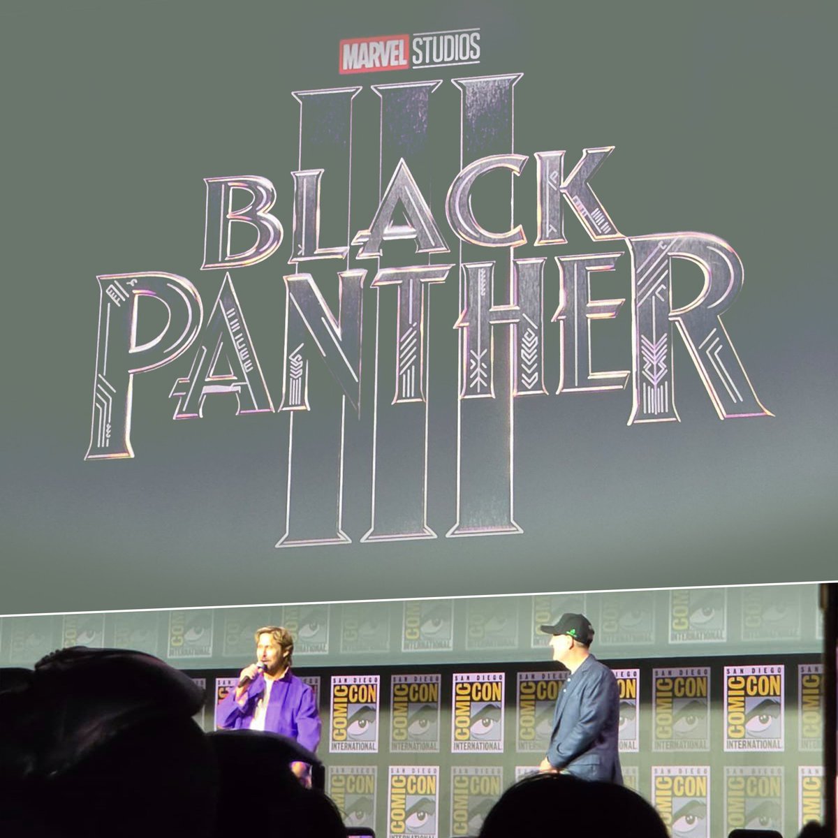 BertmediaDesign's tweet photo. Ryan Gosling in Black Panther 3!
I can't believe it's happening.

#ryangosling #blackpanther #sdcc2026 https://t.co/m04Nv0b4En