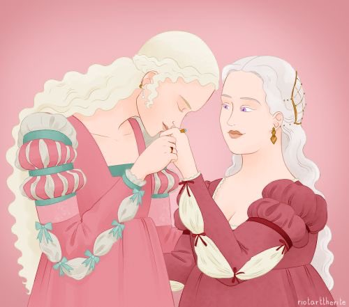 inotcarly's tweet photo. y’all tried to pull this same gimmick with rhaesaria too, let it be known i was #there back when laena was white in fanart and rhaesaria was called realmsmisery https://t.co/BCEUetzrTZ