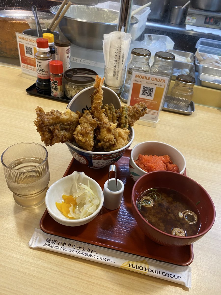 1stmdo's tweet photo. 天麩羅えびのやでお昼☺️ https://t.co/9QbAMw0Srg