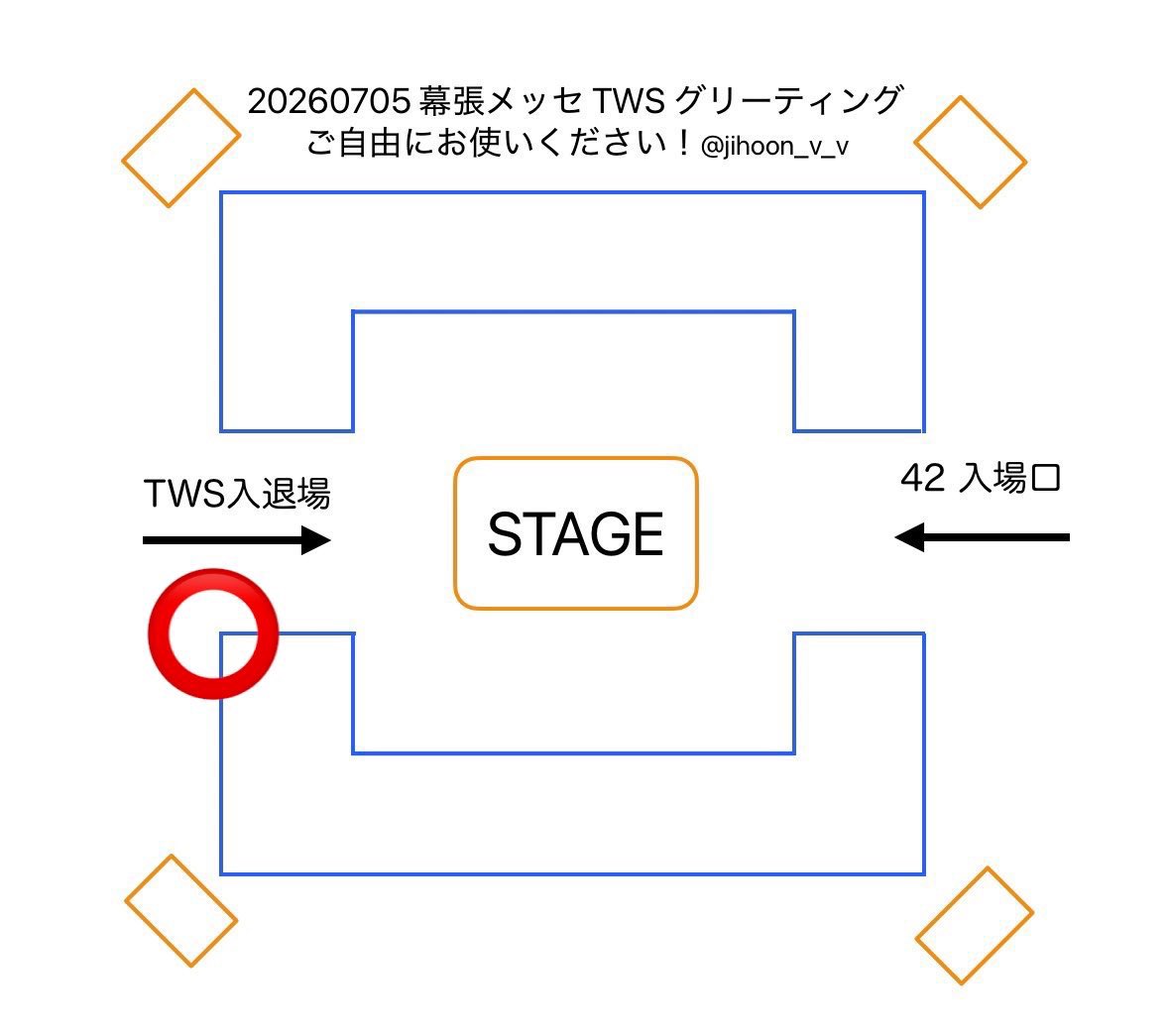 21823ooooo's tweet photo. TWS 7/20 大阪 第7部 全員グリーティング

2枚目⭕️の位置で、1枚目のお顔してる動画持ってる方いませんか？😭カメラ追いつかなくてギリギリ映っておらず、大変求めております🥲
周辺の他メンの動画と交換または買取も可能ですので、心当たりのある方お気軽にお声掛けください🙇🏻‍♀️

画像お借りしました！ https://t.co/Uqh8zdiQOT