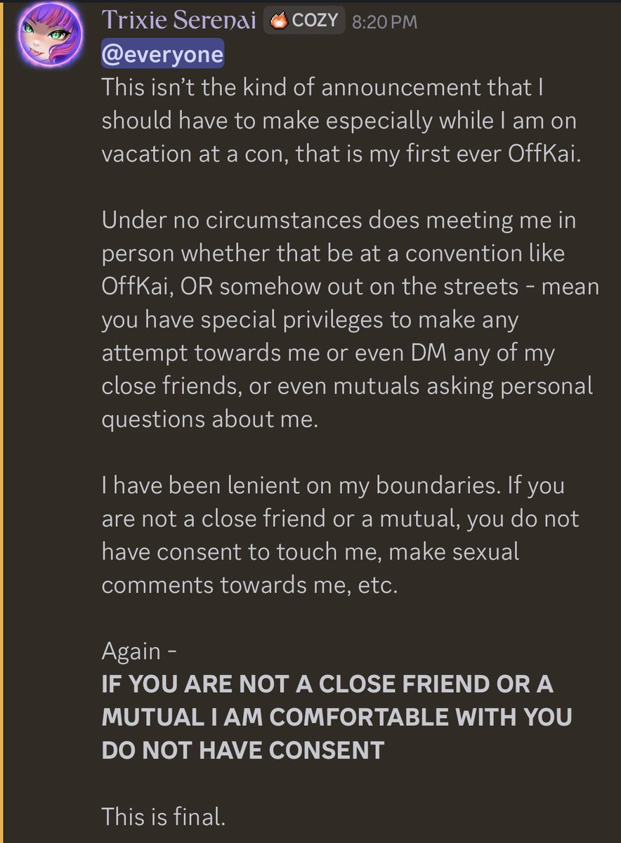 TrixieSerenai's tweet photo. I hate that this even has to be said. https://t.co/uBDQY8r48t