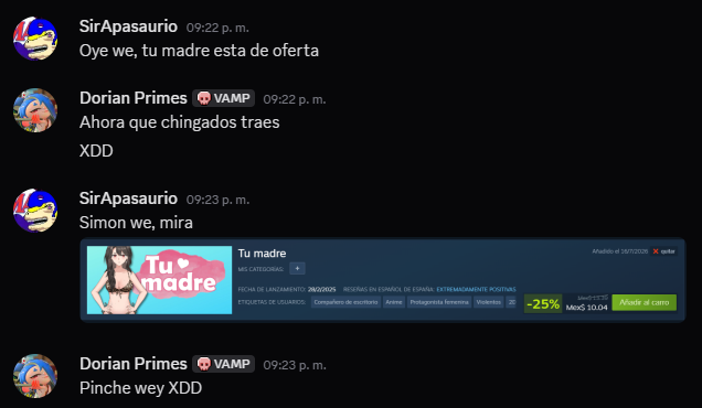 SafeApasaurio's tweet photo. Mis conversaciones con mi amiga @Sludge_Elf ser como: https://t.co/XK6zVzIH9g