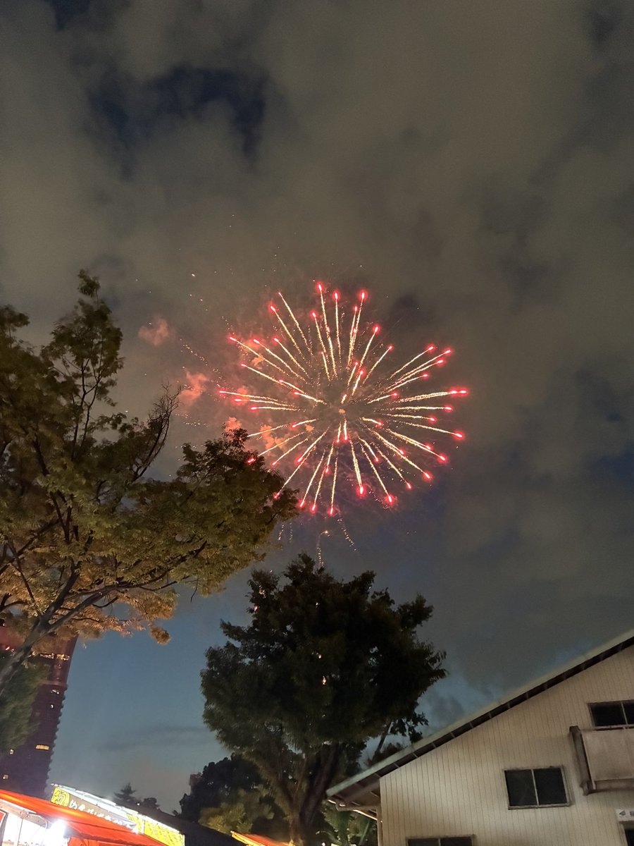 Shinra_FdL's tweet photo. 下手したら何十年振りとかにちゃんと見る天神祭の花火、最高でした https://t.co/gUeZv5BZxF