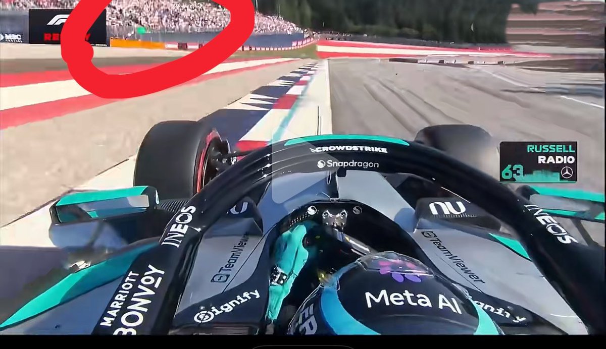 Holy_Molygr1's tweet photo. People who criticized GR last time for “not respecting the safety of other drivers” have suddenly changed their narrative again? It really just seems like you simply don’t like GR.

It’s pretty obvious that Ant lifted off the throttle too late, and he was so close to Vstp that you could see it with the naked eye. If Ant had spun, there was a real possibility that he could have hit Vstp.

GR, on the other hand, lifted around 100 meters earlier, and he was much farther away from the incident—so far that he couldn’t even see the crashed car.

Please stop pretending these are the same situation. They aren’t.