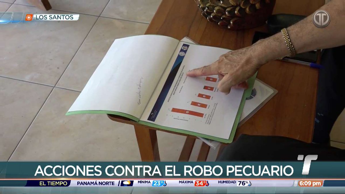 TReporta's tweet photo. Autoridades buscan nuevas estrategias para combatir los casos de  hurto pecuario, este año se han denunciado más de 70 casos, de los cuales 28 han sido en la región de Las Tablas, detalló el gobernador Fernando González. https://t.co/dmqTLbkmlA