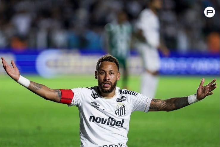 canalpremiere's tweet photo. NA BRONCA COM A ARBITRAGEM. 🗣️

Inconformado com o lance, Neymar reclamou da marcação e não escondeu a insatisfação. Um retrato da intensidade de quem vive cada disputa até o último detalhe dentro de campo.

A melhor transmissão de jogos é no Premiere.📺⚽️

📸 Getty imagens https://t.co/0ls801lk2a