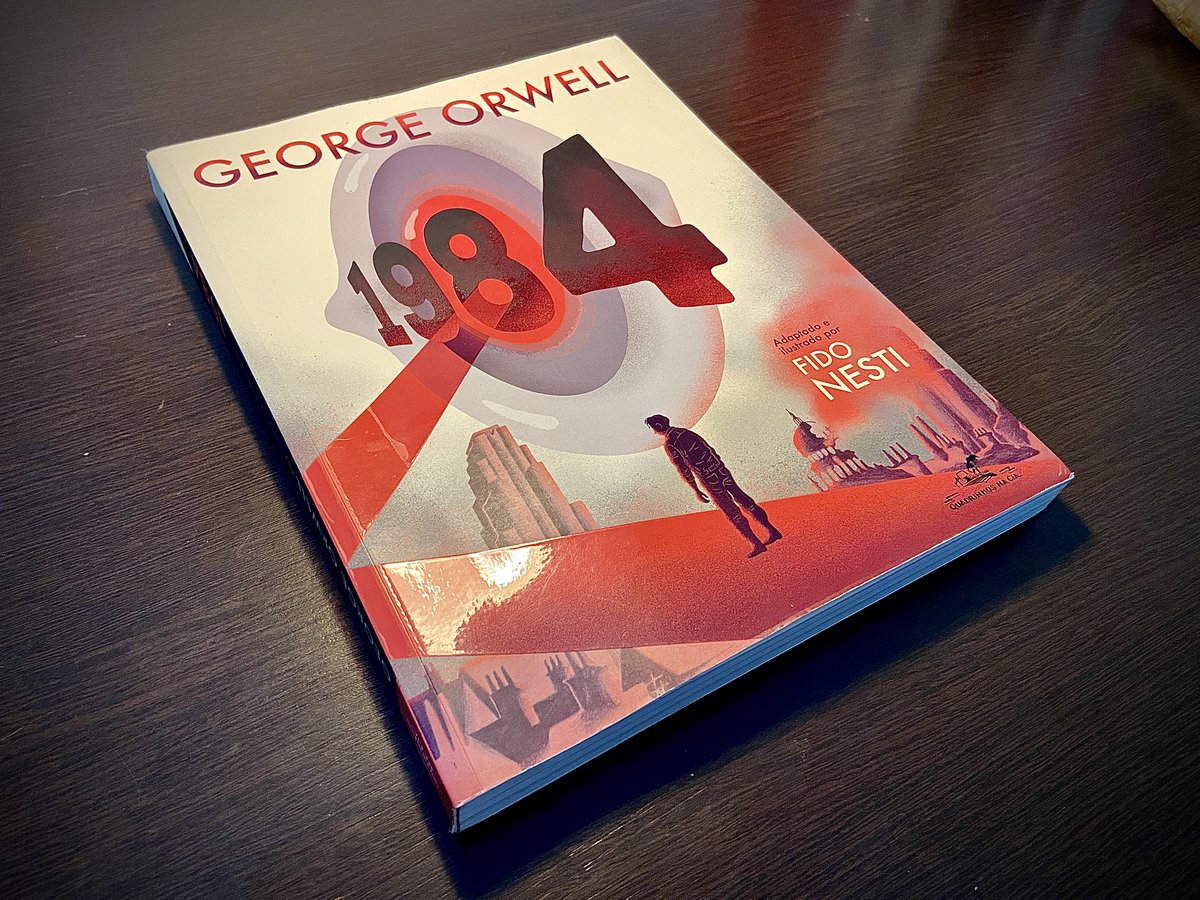 Regileno's tweet photo. Leitura finalizada!
#1984 #NineteenEightyFour #GeorgeOrwell #Leitura #Distopia #Livros #Leitor #NovelaGrafica #GraphicNovel #HQ #Quadrinhos https://t.co/cvSUDhFiJ7