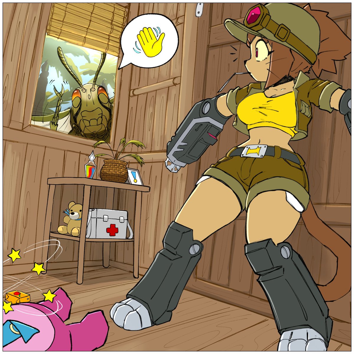 rocknrm's tweet photo. #metalslug #gameoverse #fanartㅤㅤㅤㅤ 

You're gonna need a bigger gun. https://t.co/cMiE5kdnAn