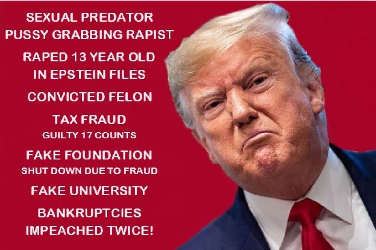 Joan_of_Snarc's tweet photo. @peterbakernyt @whca Do ya think!?

OUR MEDIA IS FAILING AMERICA!!! 💔🇺🇸

You treat a convicted felon sexual predator pussy grabbing RAPIST like a normal person!

WTF is wrong with you people!? https://t.co/FyMCrTeAuv
