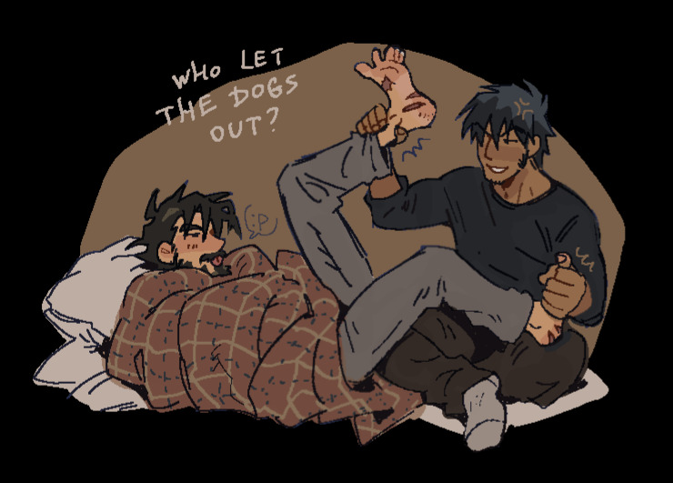atanerrum_'s tweet photo. burnt out and art blockt and when im not i draw the same vashwoods over and over again for my and @eleven_els's au https://t.co/oeETnCrT8I
