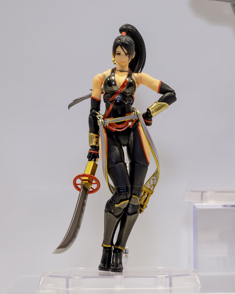 kaiyodo_PR's tweet photo. 【#WF2026S 情報📢】
『NINJA GAIDEN 』よりリボルテック アメイジング・ヤマグチ「紅葉」の原型と彩色見本を初展示‼

海洋堂ブースにてご覧ください❗️

📍ブース番号：7-20-01

#ニンジャガイデン #ニンジャガ https://t.co/J0XqpirQMt
