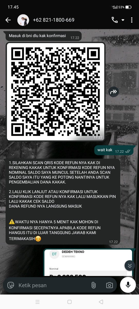 mput_not's tweet photo. #penipuan #penipu #semarang #zonauang https://t.co/n6PG7IRZ88