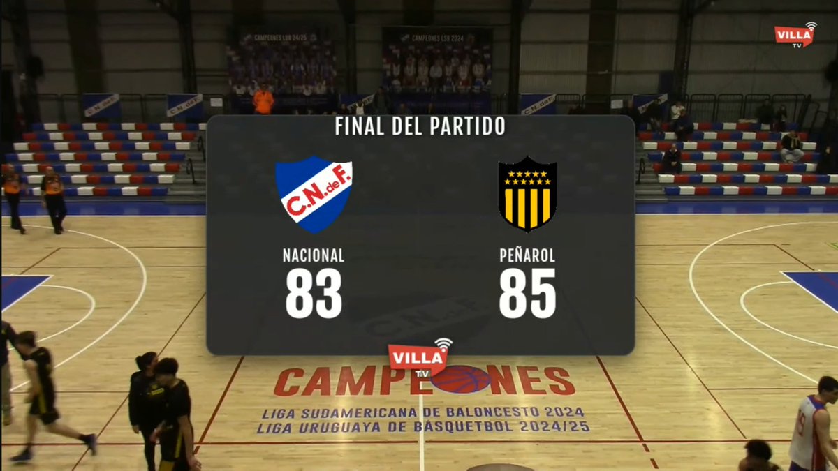 M_Trajtenberg's tweet photo. GANÓ PEÑAROL DE VISITANTE!!! 🏀

En un gran partido, los juveniles de la U20 derrotaron 85-83 a Nacional en Tiempo Suplementario.

Felicitaciones!!! 💛🖤💪🏻 https://t.co/hhdR1h68G6