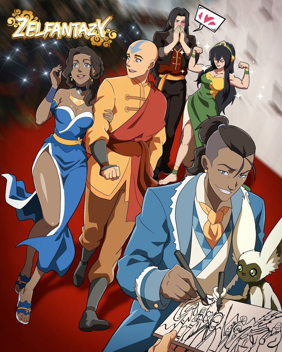 zelfantazy's tweet photo. 😸red carpet atla movie✨
https://t.co/Vn4RSEhBNR
 #fanart #disney #zuko #katara #toph #zuko #azula #art #thelastairbender #legendofkorra #firenation #katara #zelfantazy #gaang #disney #commissions #avatar #movie #thelegendofaang #avatarmovie #aang #tylee #anime https://t.co/kuDvzBrN5v