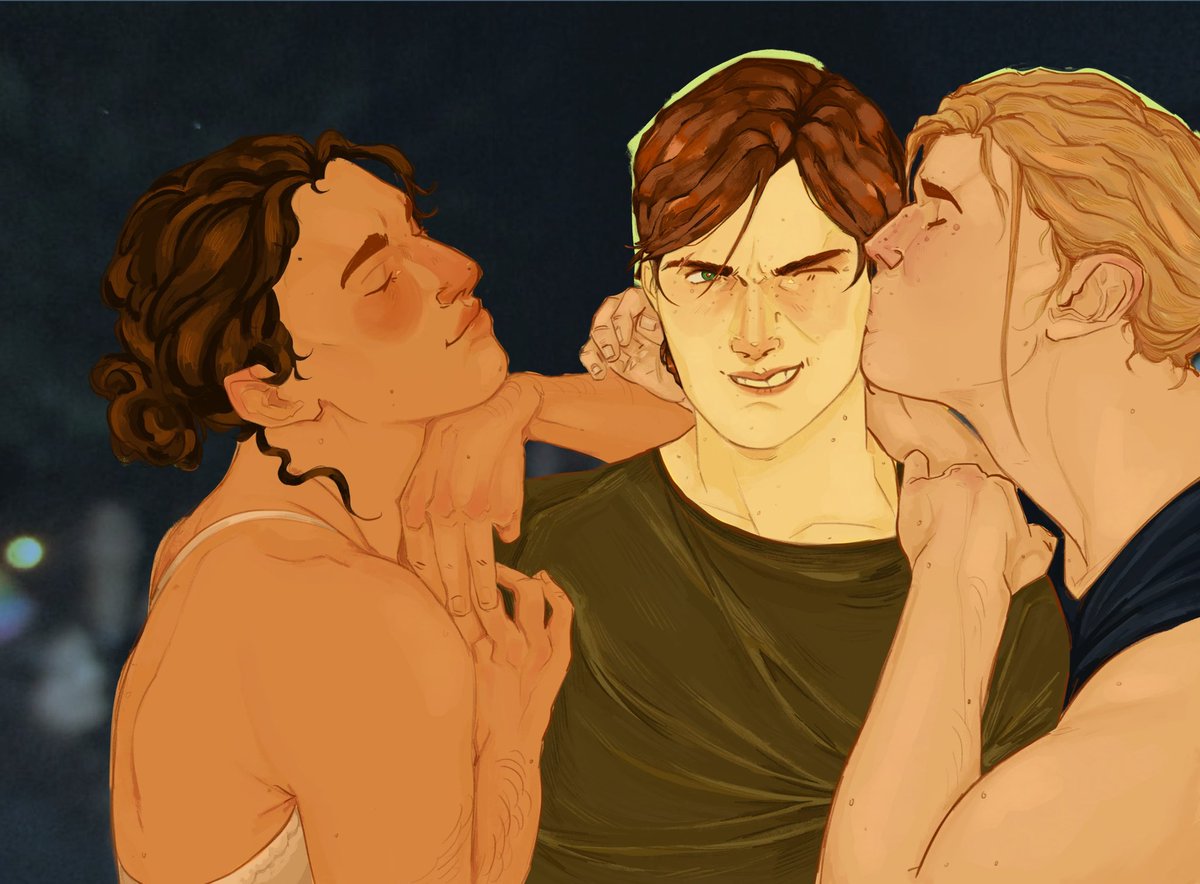 ButchBlazer's tweet photo. Lock in of the century… #tlou college au Dina with her nerdy wife and their shared girlfriend https://t.co/IcWnfCAIYK