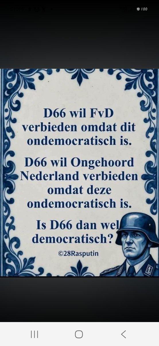 MiriamP_NL's tweet photo. D66 is zo ondemocratisch als maar kan, net zoals de rest van het zooitje in dit kabinet en de meerderheid van de Tweede Kamer. https://t.co/fJr18e253q