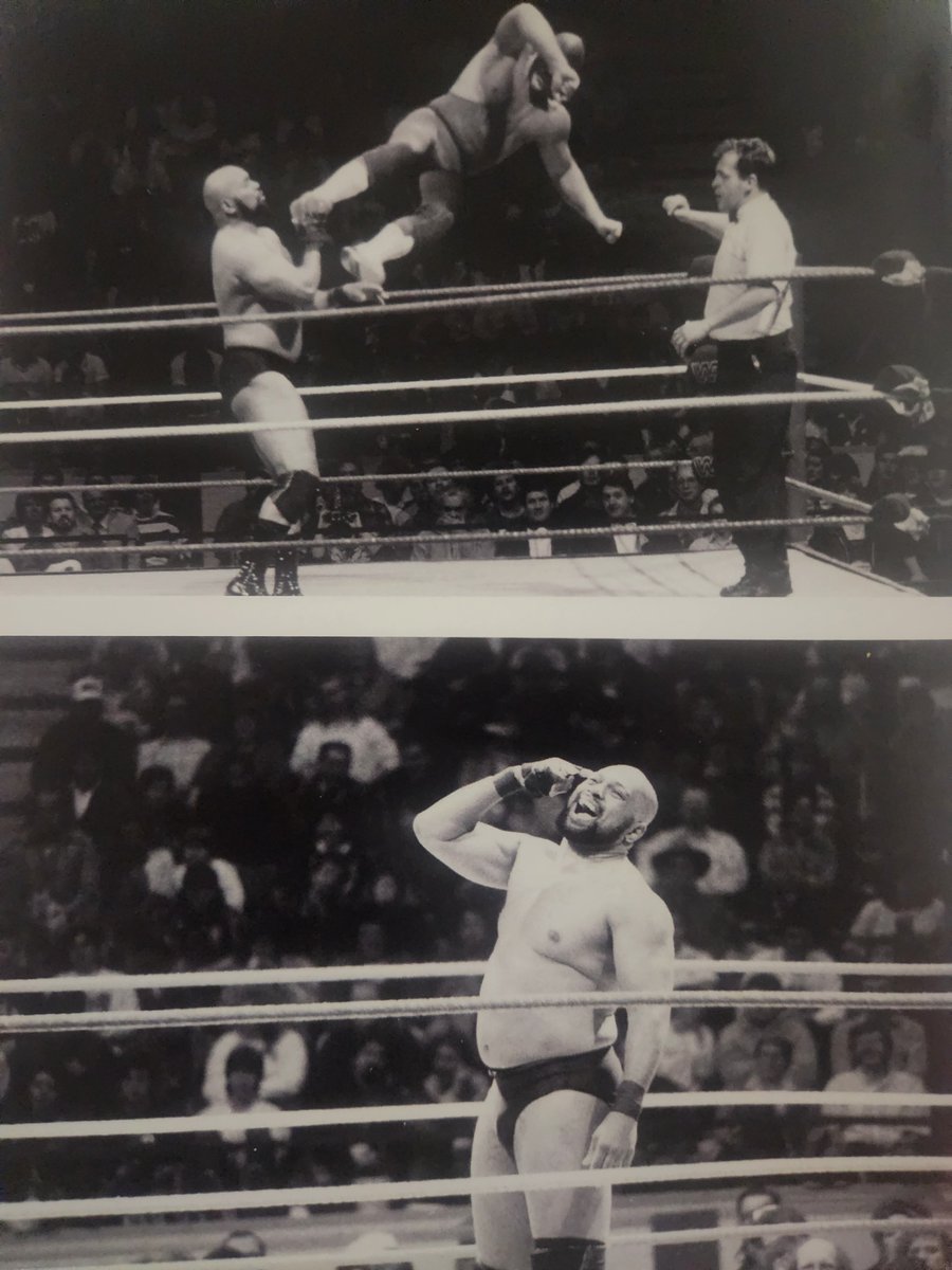 davemboddy's tweet photo. Some great photos of Bad News Allen and the Blue Blazer for a WWE event here in Calgary, Alberta, Canada. I am unsure of the exact date.

#wwe https://t.co/UYyjqrsRQn