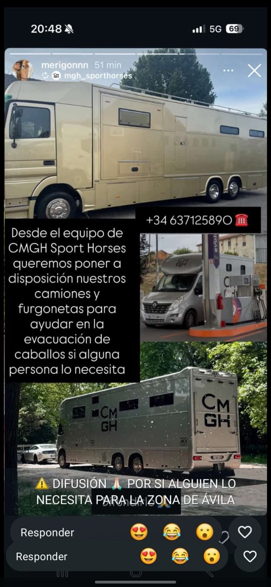 Eme_Morte's tweet photo. Ayuda para evacuar caballos en #avila #IFBurgohondo #animalesincendio #animales #caballos https://t.co/U0VXD2OtlO