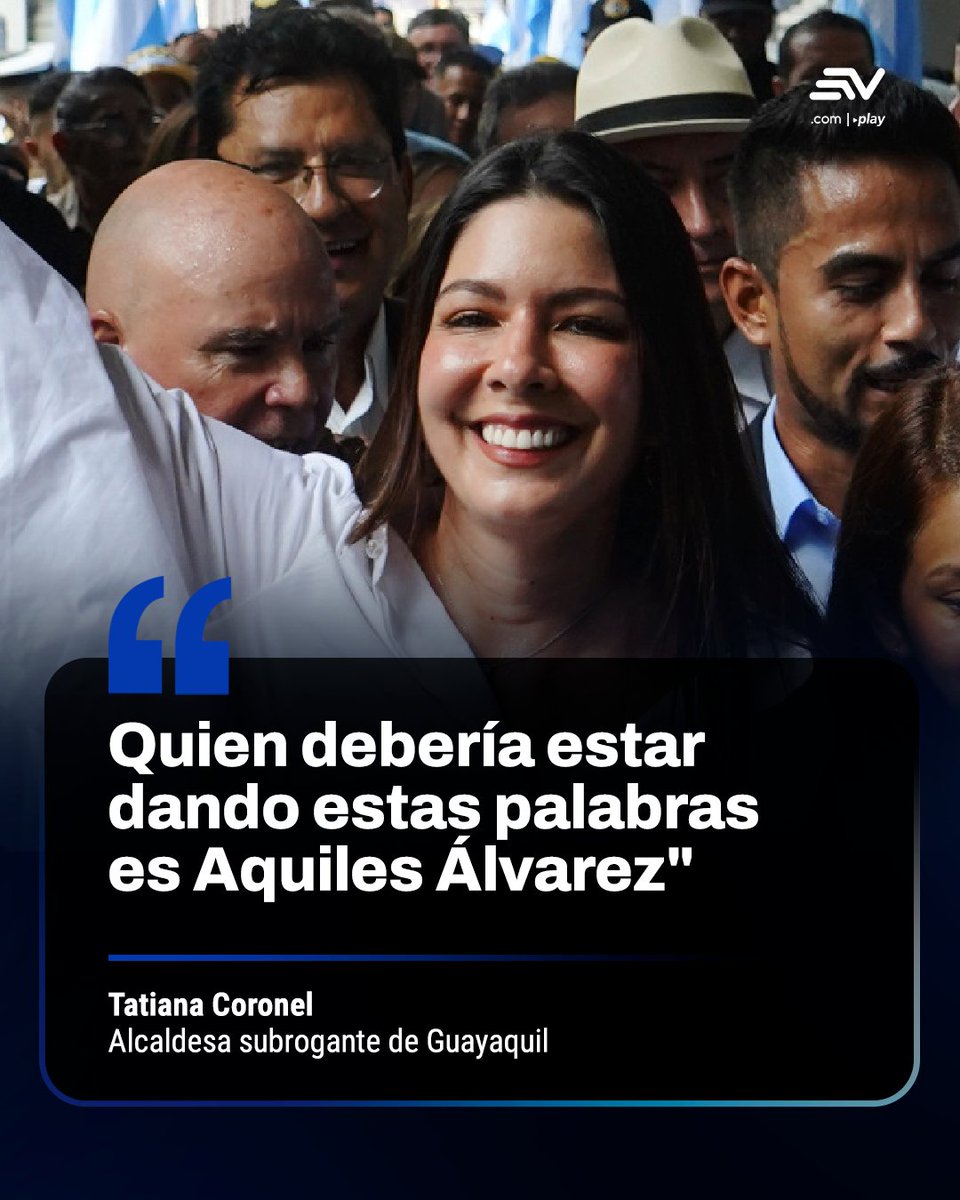 EcuavisaInforma's tweet photo. La alcaldesa subrogante de Guayaquil, Tatiana Coronel, presidió la sesión solemne organizada por el Municipio con motivo de los 491 años de la fundación de la ciudad. 🔗 https://t.co/apEPSlBO9R https://t.co/bLF12ygwqk