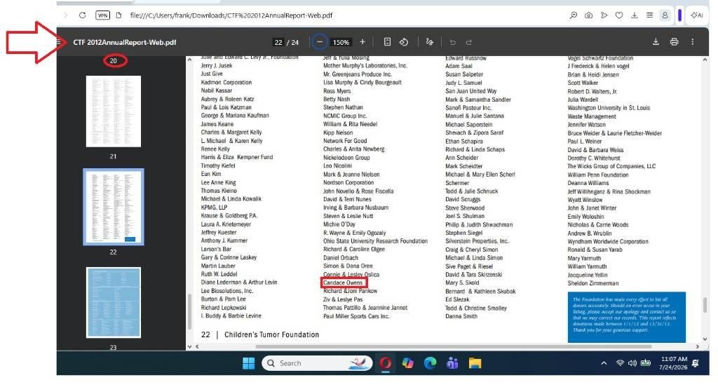 SmithJulie25324's tweet photo. Owens' role as an administrative executive required her to manage table seating charts, luxury catering vendors, and executive donor registries for Colbeck's preferred charities. 
Appearing on CTF 2012 scrolls proves she was managing their logistical infrastructure  network.
🫳🎤 https://t.co/lLXQjvT9D8
