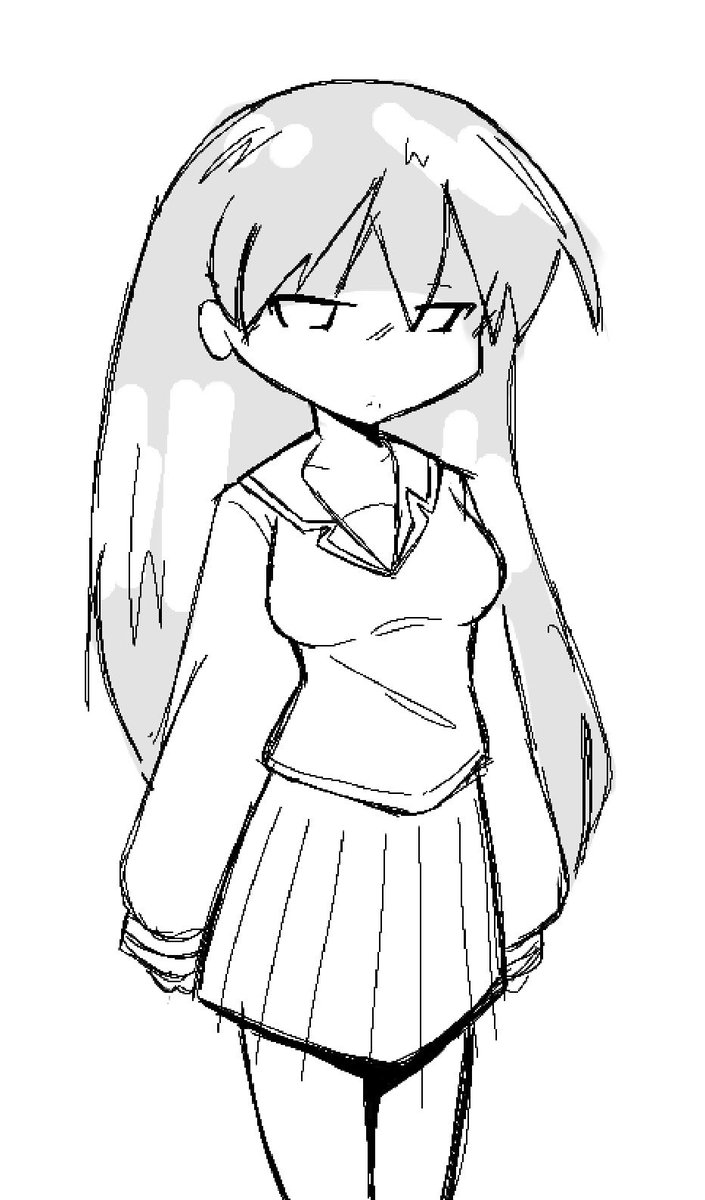 crankreal's tweet photo. friend told me to draw sakaki https://t.co/j7iD9osg8B